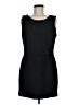 Talbots Solid Black Casual Dress Size 8 - photo 1