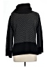 Saks Fifth Avenue Chevron-herringbone Black Turtleneck Sweater Size L - photo 1