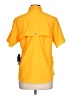 Columbia 100% Polyester Yellow Short Sleeve Blouse Size L - photo 2