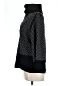 Saks Fifth Avenue Chevron-herringbone Black Turtleneck Sweater Size L - photo 5