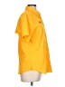 Columbia 100% Polyester Yellow Short Sleeve Blouse Size L - photo 4