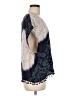 Cool Change 100% Rayon Blue 3/4 Sleeve Blouse One size - photo 4