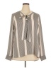 Ann Taylor LOFT Gray Long Sleeve Blouse Size XXL - photo 1
