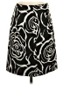 Ann Taylor Graphic Black Formal Skirt Size 0 - photo 1
