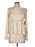 1.State 100% Polyester Ivory Long Sleeve Blouse Size 8 - photo 1