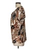 East5th Animal Print Brown Short Sleeve Blouse Size L - photo 5