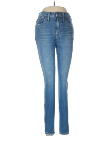 Madewell 9" Mid-Rise Skinny Jeans in Pearson Wash (view 1)