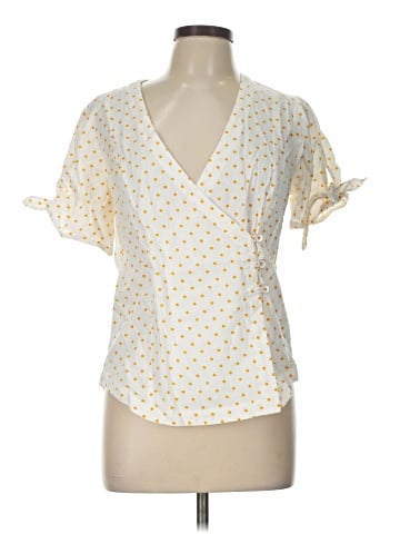 Maeve by Anthropologie Short Sleeve Blouse (view 1)