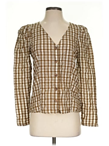 Madewell Westover Top in Sandown Plaid (view 1)