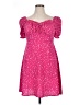 Shein 100% Polyester Polka Dots Pink Casual Dress Size XL - photo 1