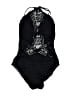 Becca Tweed Black One Piece Swimsuit Size S (estimated) - photo 1