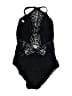 Becca Tweed Black One Piece Swimsuit Size S (estimated) - photo 2