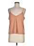 By Anthropologie 100% Polyester Tan Sleeveless Top Size M - photo 1