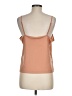 By Anthropologie 100% Polyester Tan Sleeveless Top Size M - photo 2