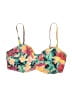 Sunsets Tropical Yellow Orange Swimsuit Top Size L - photo 1