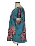 Maurices 100% Polyester Floral Teal Short Sleeve Blouse Size 1X - photo 5