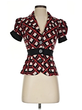 Diane Von Furstenberg Short Sleeve Blouse
