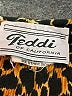 Teddi 100% Polyester Animal Print Gold Long Sleeve Blouse Size EU 42 / US 12 - photo 7