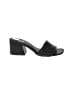 Qupid Black Sandals Size 7 1/2 - photo 1