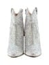 Betsey Johnson Silver Ankle Boots Size 6 - photo 2