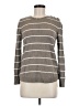 Ann Taylor LOFT Outlet Stripes Gray Pullover Sweater Size M (petite) - photo 1