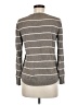 Ann Taylor LOFT Outlet Stripes Gray Pullover Sweater Size M (petite) - photo 2
