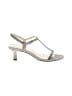Pelle Moda Silver Sandals Size 7 1/2 - photo 1
