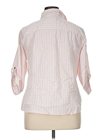 Christopher & Banks 3/4 Sleeve Button-Down Shirt (view 2)