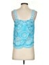 Design History 100% Cotton Blue Sleeveless Blouse Size S - photo 2
