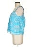 Design History 100% Cotton Blue Sleeveless Blouse Size S - photo 5