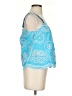 Design History 100% Cotton Blue Sleeveless Blouse Size S - photo 4