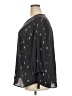 Papermoon 100% Polyester Black 3/4 Sleeve Blouse Size XXL - photo 5