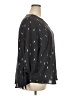 Papermoon 100% Polyester Black 3/4 Sleeve Blouse Size XXL - photo 4