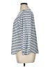 LC Lauren Conrad Blue White Long Sleeve Top Size XL - photo 5