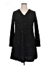 Unbranded 100% Polyester Stars Black Casual Dress Size XL - photo 1