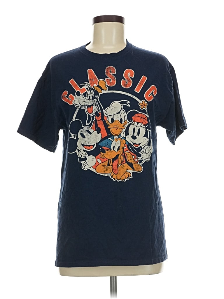 Pre-owned Disney Short Sleeve T-shirt In Blue