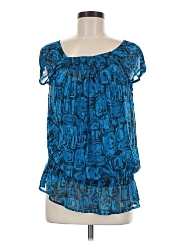 a.n.a. A New Approach Short Sleeve Blouse (view 1)