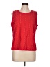 Calvin Klein Red Sleeveless Blouse Size L - photo 1