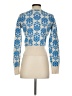 Sandro Floral Blue Wool Pullover Sweater Size S (estimated) - photo 2