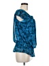 a.n.a. A New Approach 100% Polyester Blue Short Sleeve Blouse Size M - photo 4