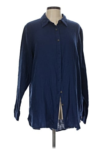 Lands' End Long Sleeve Button-Down Shirt (view 1)