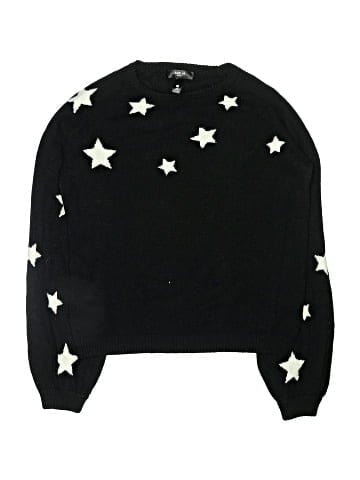 Aqua Cashmere Pullover Sweater (view 1)