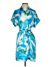 Vero Moda 100% Polyester Tropical Blue Casual Dress Size XS - photo 1