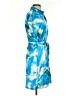 Vero Moda 100% Polyester Tropical Blue Casual Dress Size XS - photo 4