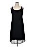 I.N. Studio 100% Polyester Solid Black Casual Dress Size 16 - photo 1