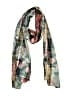 Unbranded Floral Multi Color Teal Scarf One size - photo 1