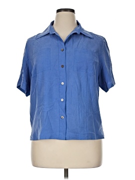 Valerie Stevens Short Sleeve Silk Top