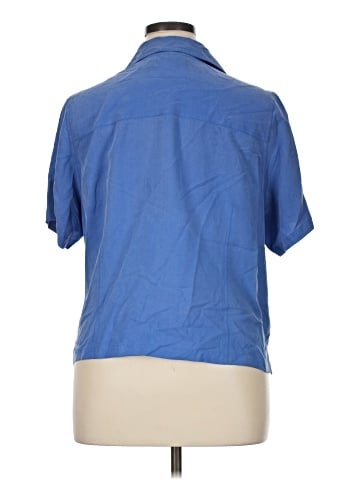 Valerie Stevens Short Sleeve Silk Top (view 2)