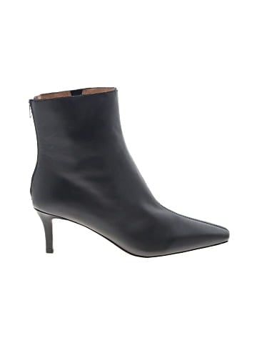 Madewell The Dimes Stiletto-Heel Ankle Boot in Leather (view 1)
