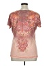 One World Pink Short Sleeve Blouse Size 1X - photo 2